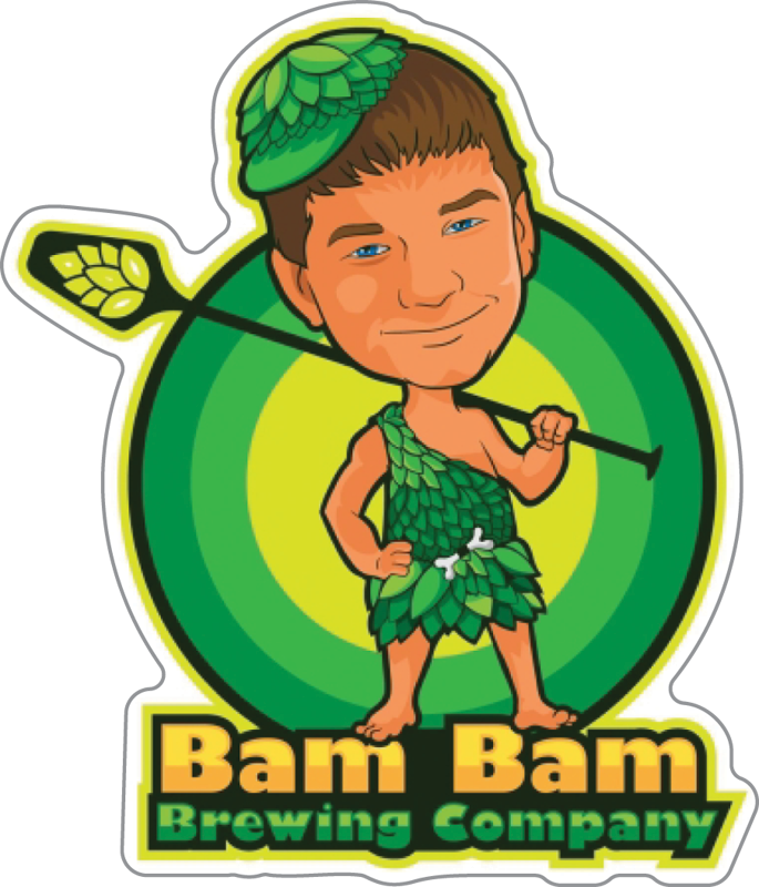 Bam-Bam Brewing Company Custom Sticker