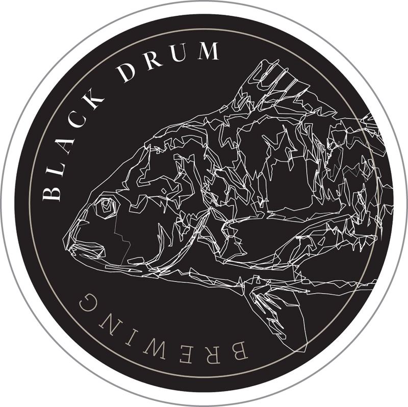 Black Drum Brewing Custom Sticker