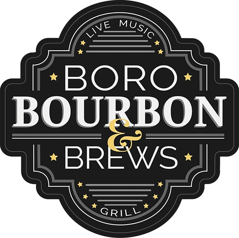 Boro Bourbon & Brews Custom Sticker