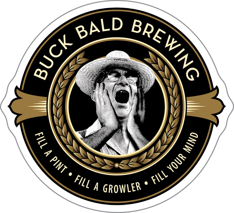 Buck Bald Brewing Custom Sticker