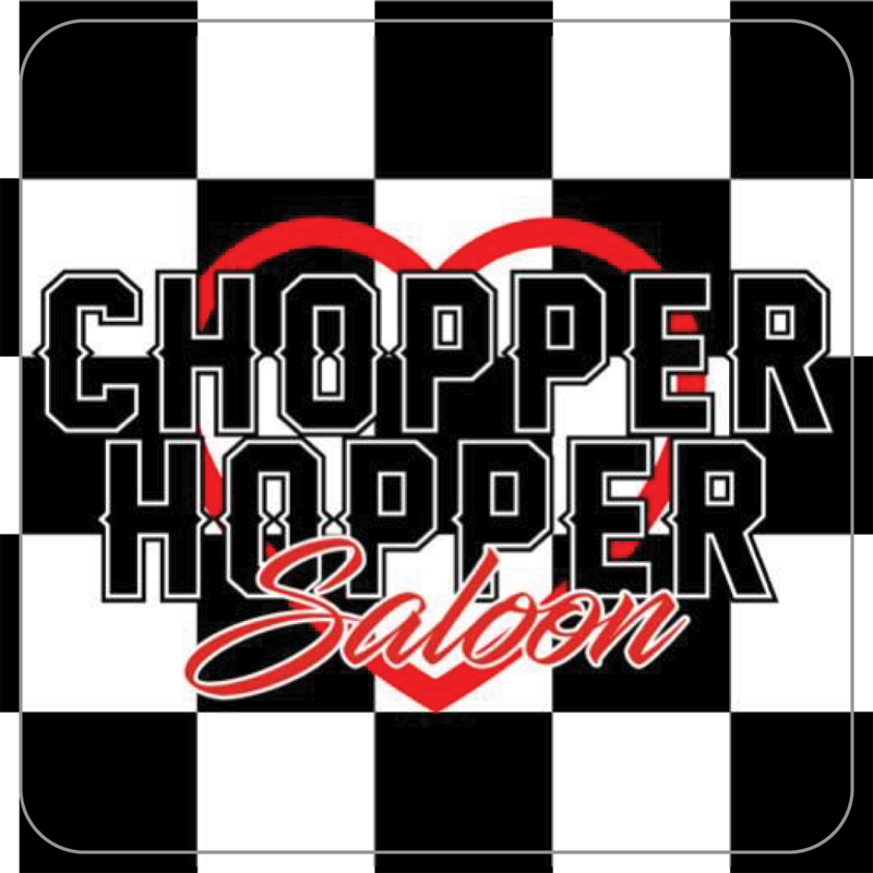 Chopper Hopper Saloon Custom Sticker