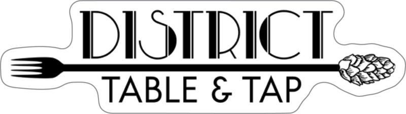 District Table and Tap Custom Sticker