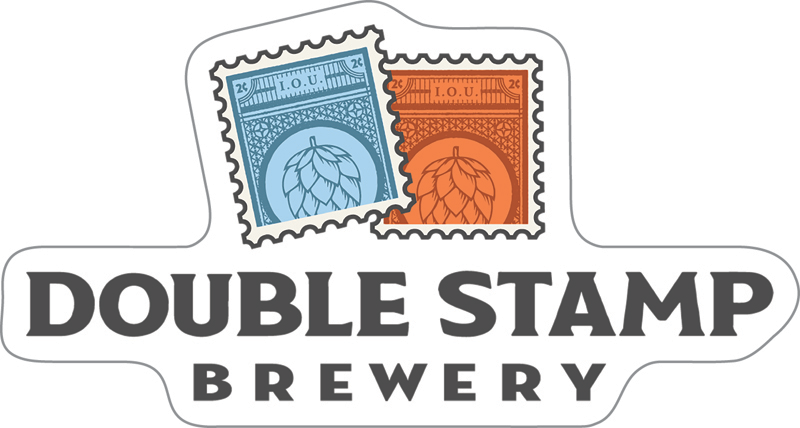 Double Stamp Brewery Custom Sticker