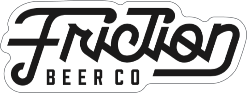 Friction Beer Company Custom Sticker