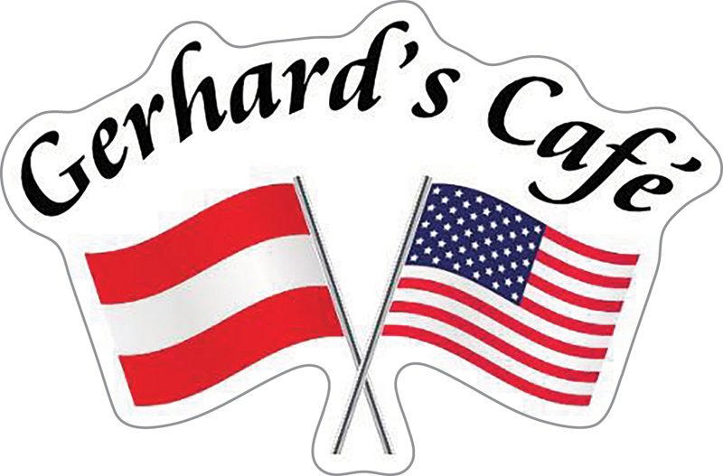 Gerhard's Cafe Custom Sticker