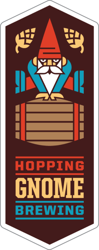 Hopping Gnome Brewing Company Custom Sticker