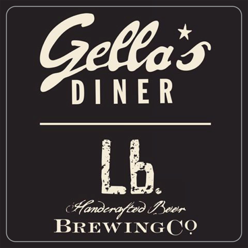 Gella's Diner & Liquid Bread Brewing Co Custom Sticker