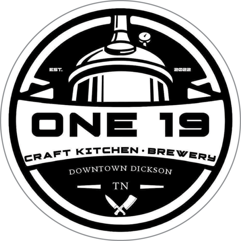 One 19 Kitchen & Brewery Custom Sticker