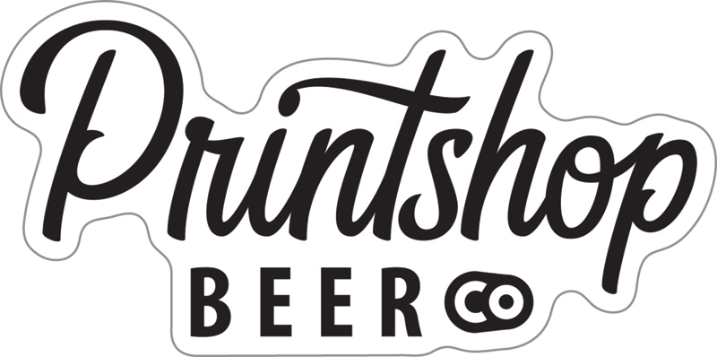 Printshop Beer Custom Sticker
