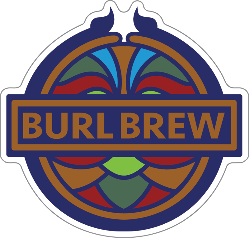 Burl Brew Custom Sticker