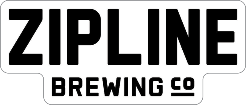 Zipline Beer Hall Custom Sticker