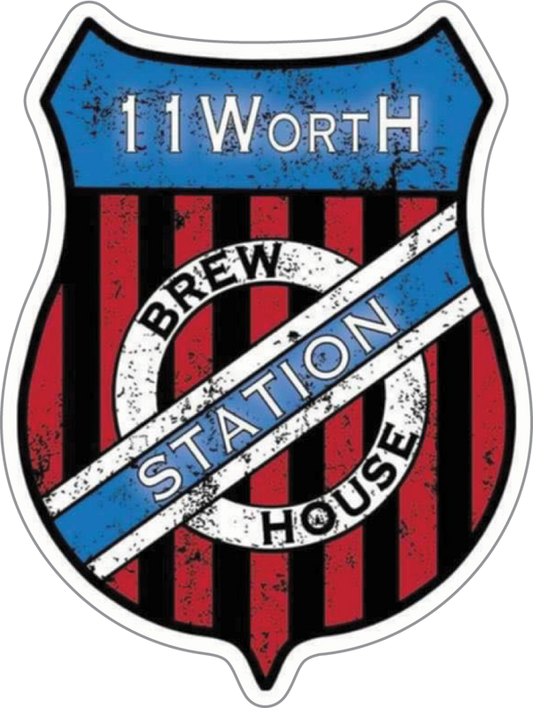 11Worth Station BrewHouse Custom Sticker