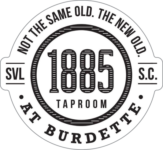 1885 Taproom Custom Sticker
