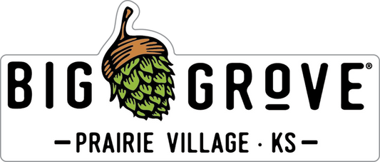 Big Grove Brewery & Taproom - KC Prairie Village Custom Sticker