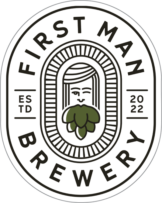 First Man Brewery Custom Sticker