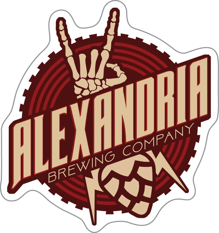 Alexandria Brewing Company Custom Sticker