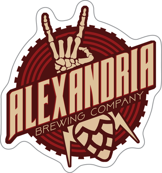 Alexandria Brewing Company Custom Sticker