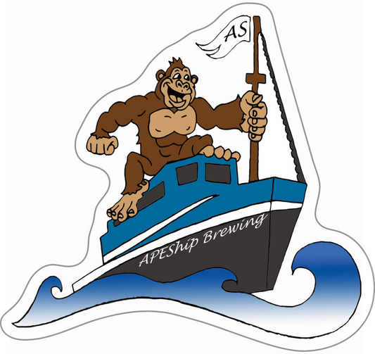 APEShip Brewing Custom Sticker