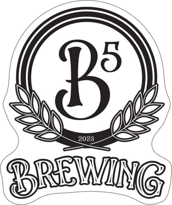 B5 Brewing Company Custom Sticker