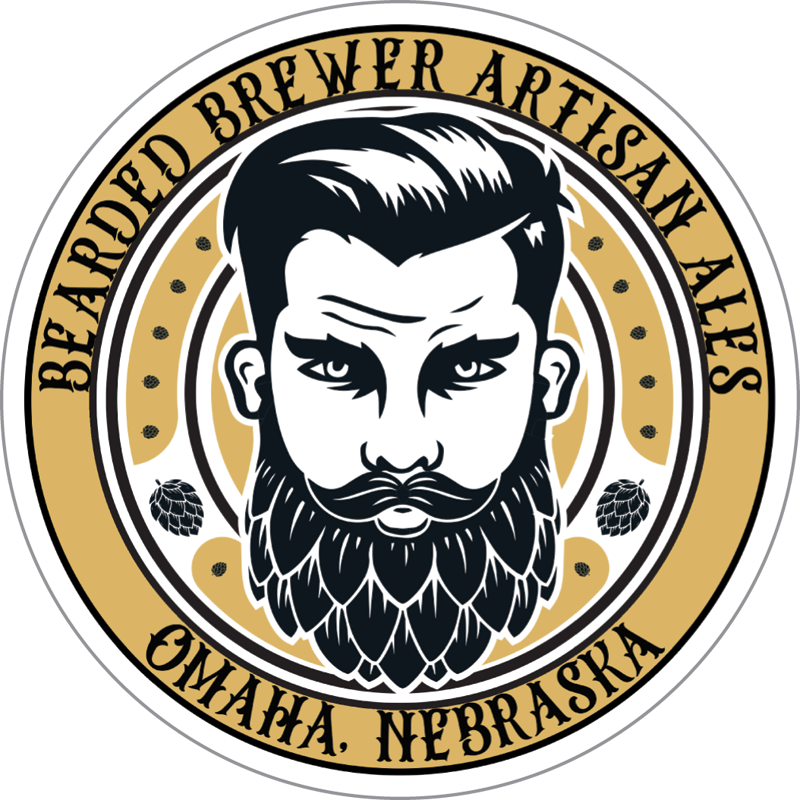 Bearded Brewer Artisan Ales Custom Sticker