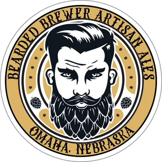 Bearded Brewer Artisan Ales Custom Sticker