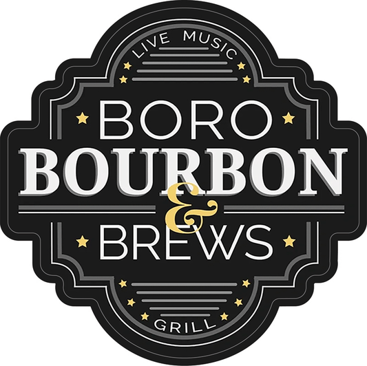 Boro Bourbon & Brews Custom Sticker