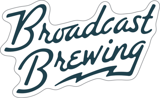 Broadcast Brewing Custom Sticker