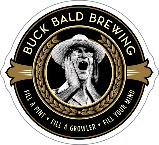 Buck Bald Brewing Custom Sticker