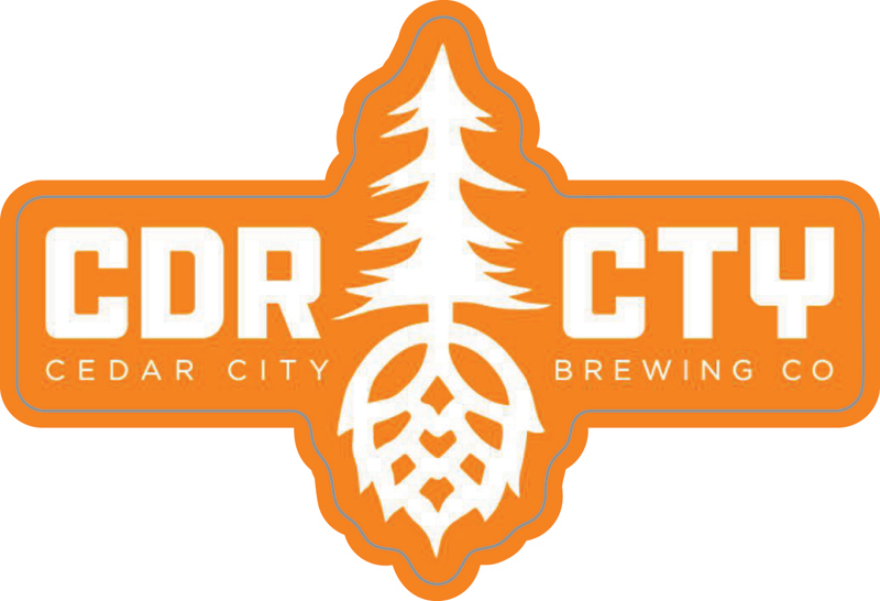 Cedar City Brewing Company Custom Sticker
