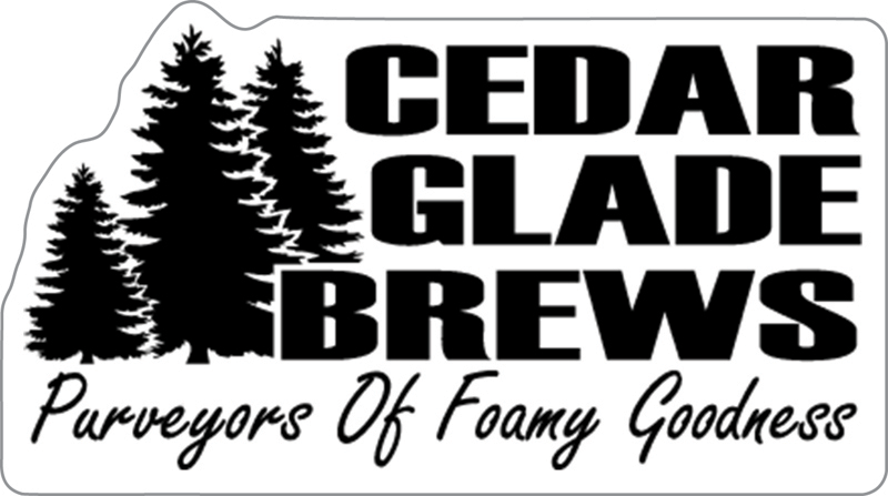 Cedar Glade Brews Custom Sticker