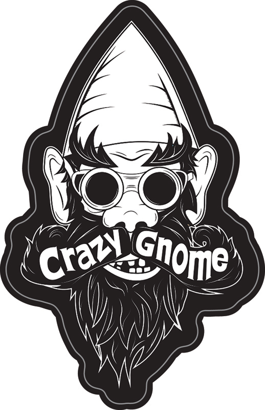 Crazy Gnome Brewery Custom Sticker