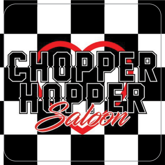 Chopper Hopper Saloon Custom Sticker