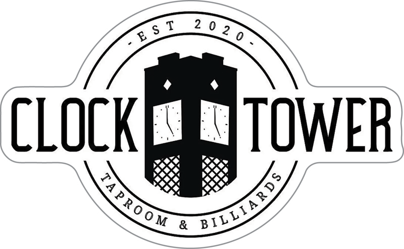 Clock Tower Taproom Custom Sticker