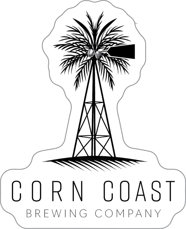 Corn Coast Brewing Taproom Custom Sticker