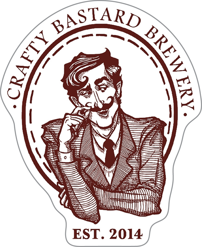 Crafty Bastard Brewery Custom Sticker