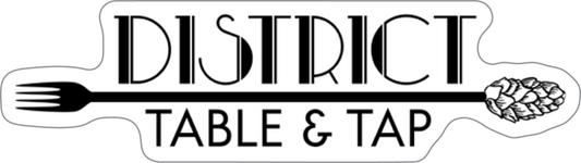 District Table and Tap Custom Sticker