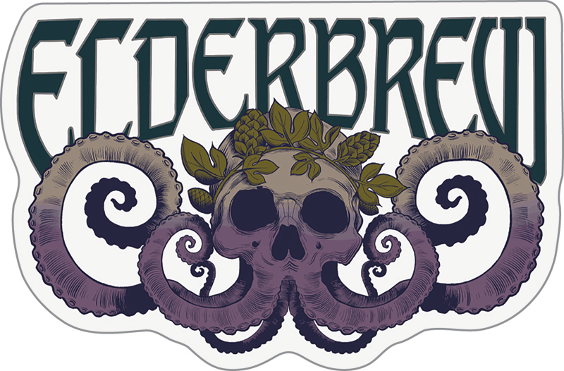 Elderbrew Custom Sticker