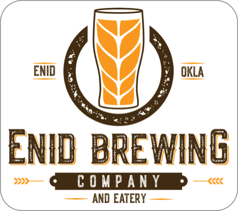 Enid Brewing Company Custom Sticker