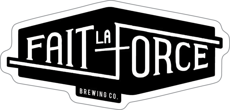 Fait la Force Brewing Custom Sticker