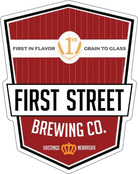First Street Brewing Company Custom Sticker