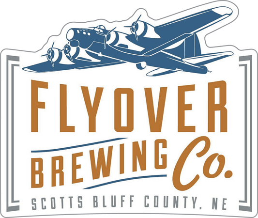 Flyover Brewing Company Custom Sticker