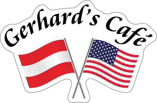 Gerhard's Cafe Custom Sticker