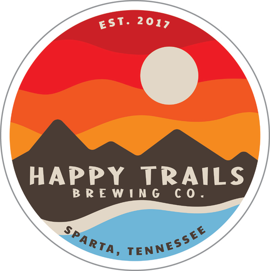 Happy Trails Brewery Custom Sticker
