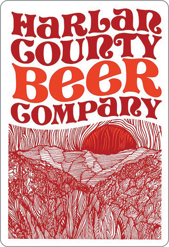 Harlan County Beer Company Custom Sticker
