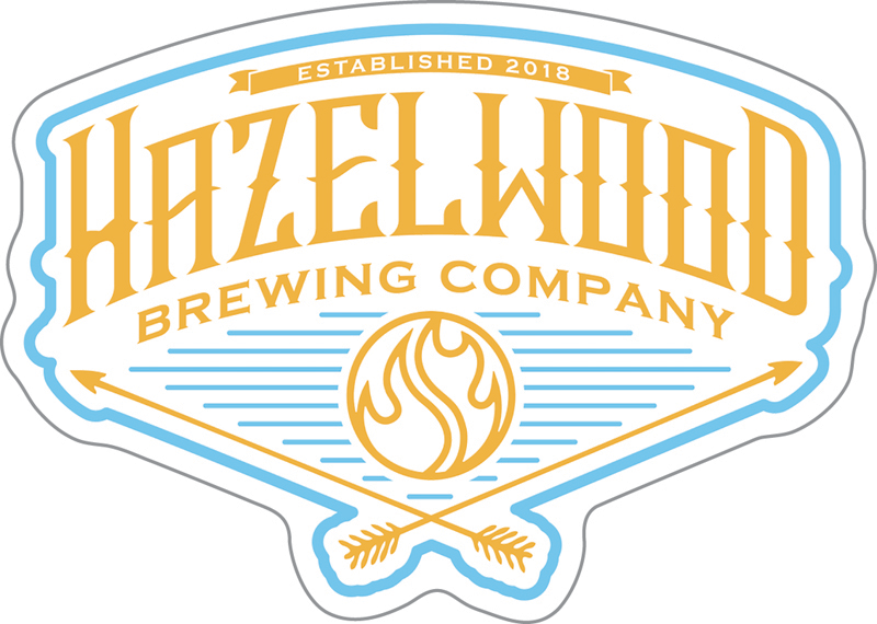 Hazelwood Brewing Company Custom Sticker