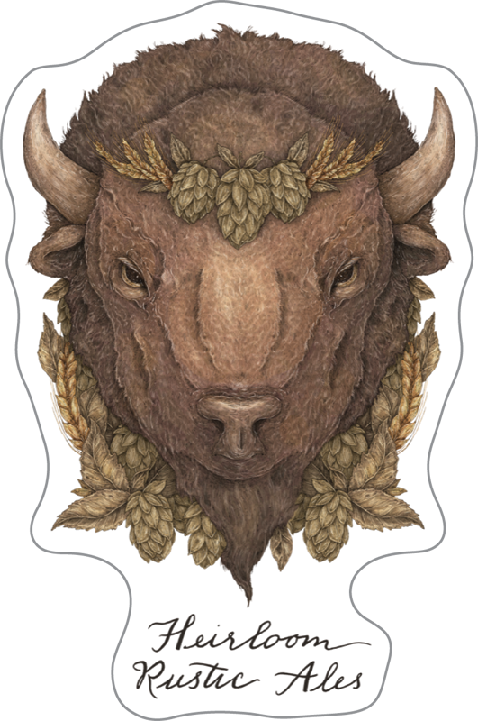 Heirloom Rustic Ales Custom Sticker