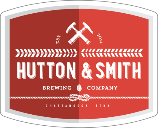Hutton & Smith Brewing Custom Sticker