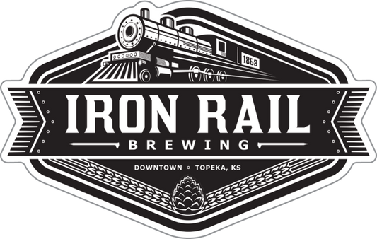Iron Rail Brewing Custom Sticker