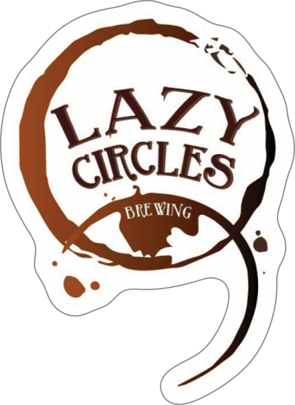 Lazy Circles Brewing Custom Sticker