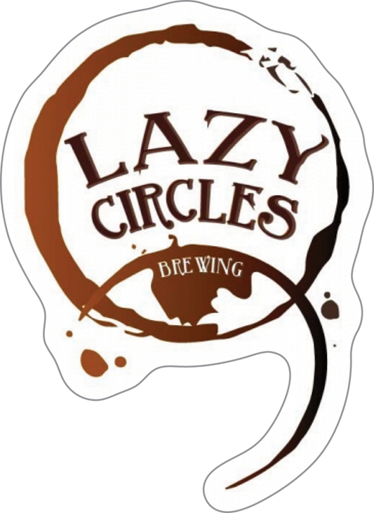 Lazy Circles Brewing Custom Sticker